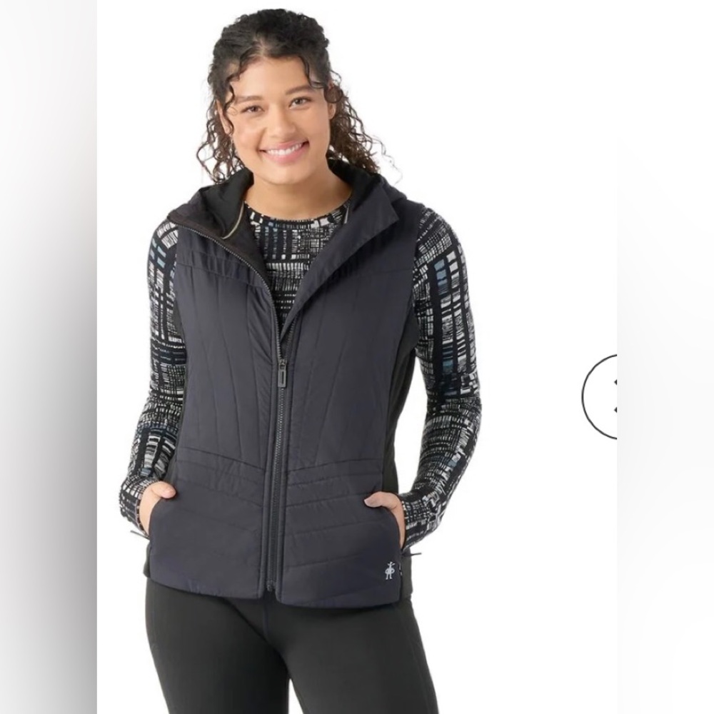 NWT Smartwool Smartloft Vest. Medium/Black Womens